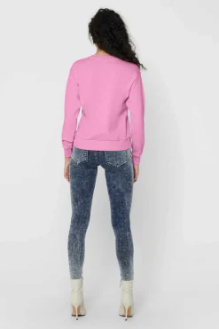 JDY Sweatshirts-Sweatshirt Gola Redonda