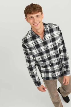 Jack & Jones Sweatshirt Gola Redonda Basica Plus Branco Outlet