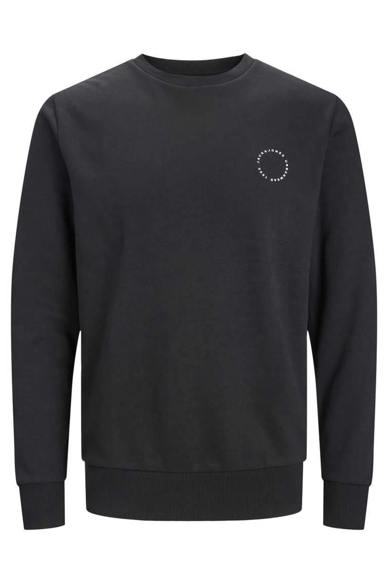 Jack & Jones Sweatshirt Gola Redonda Estampado Traseiro Preto Hot