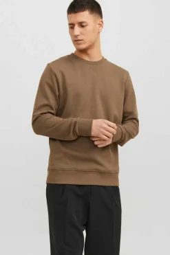Jack & Jones Sweatshirt Gola Redonda Lisa Cru Discount