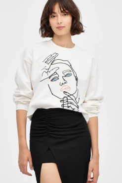 Inside Sweatshirts-Sweatshirt Gola Redonda Print