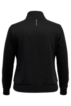 Only Play Curvy Sweatshirts-Sweatshirt Grande Com Fecho-Eclair E Gola Alta