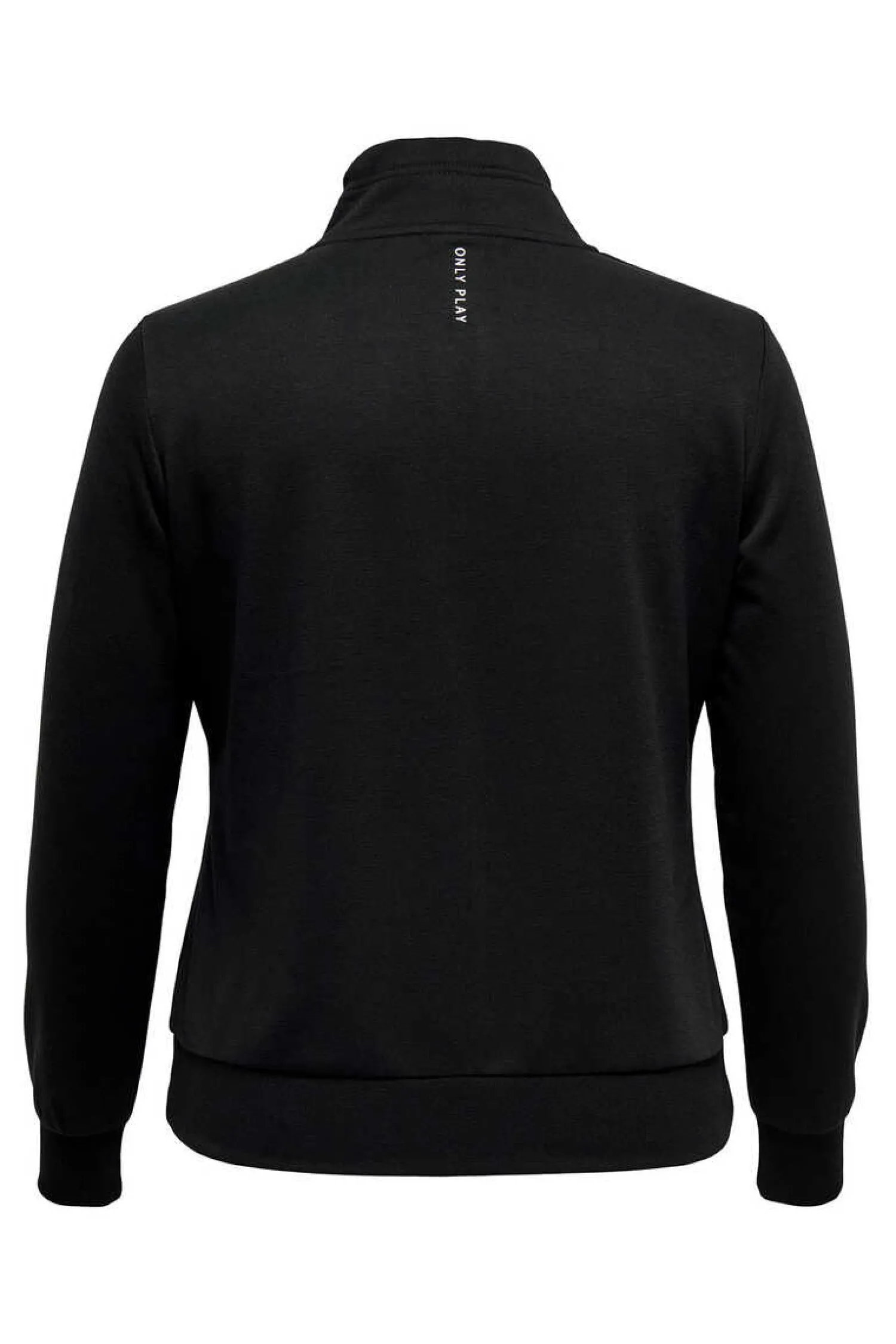 Only Play Curvy Sweatshirts-Sweatshirt Grande Com Fecho-Eclair E Gola Alta