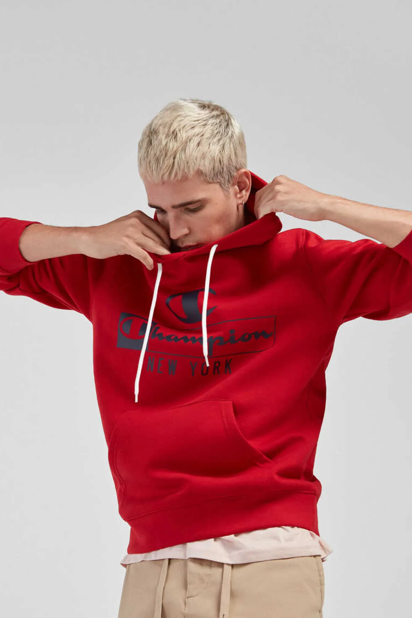 Champion Sweatshirt Homem - Legacy Collection Vermelho Real