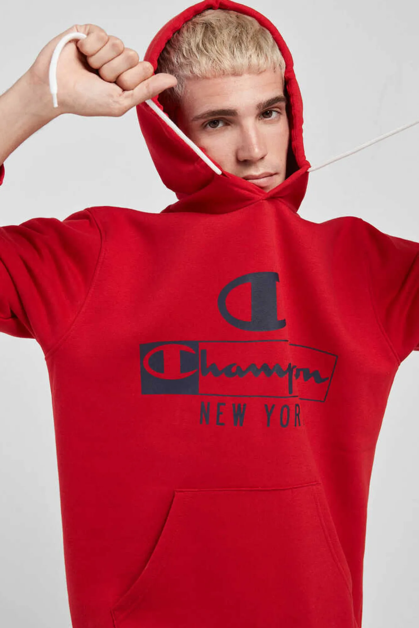 Champion Sweatshirt Homem - Legacy Collection Vermelho Real
