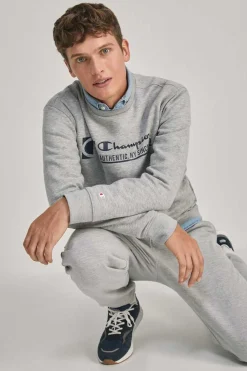 Champion Sweatshirt Homem - Legacy Collection Cinza Discount