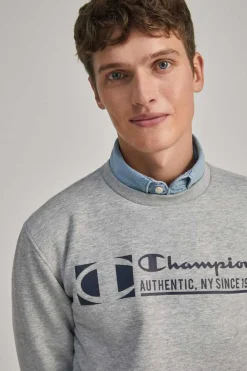 Champion Sweatshirt Homem - Legacy Collection Cinza Discount