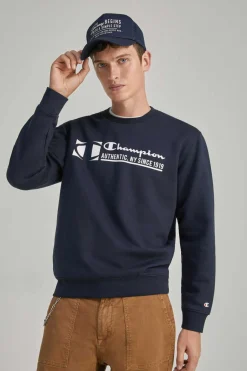Champion Sweatshirt Homem - Legacy Collection Marinho Online