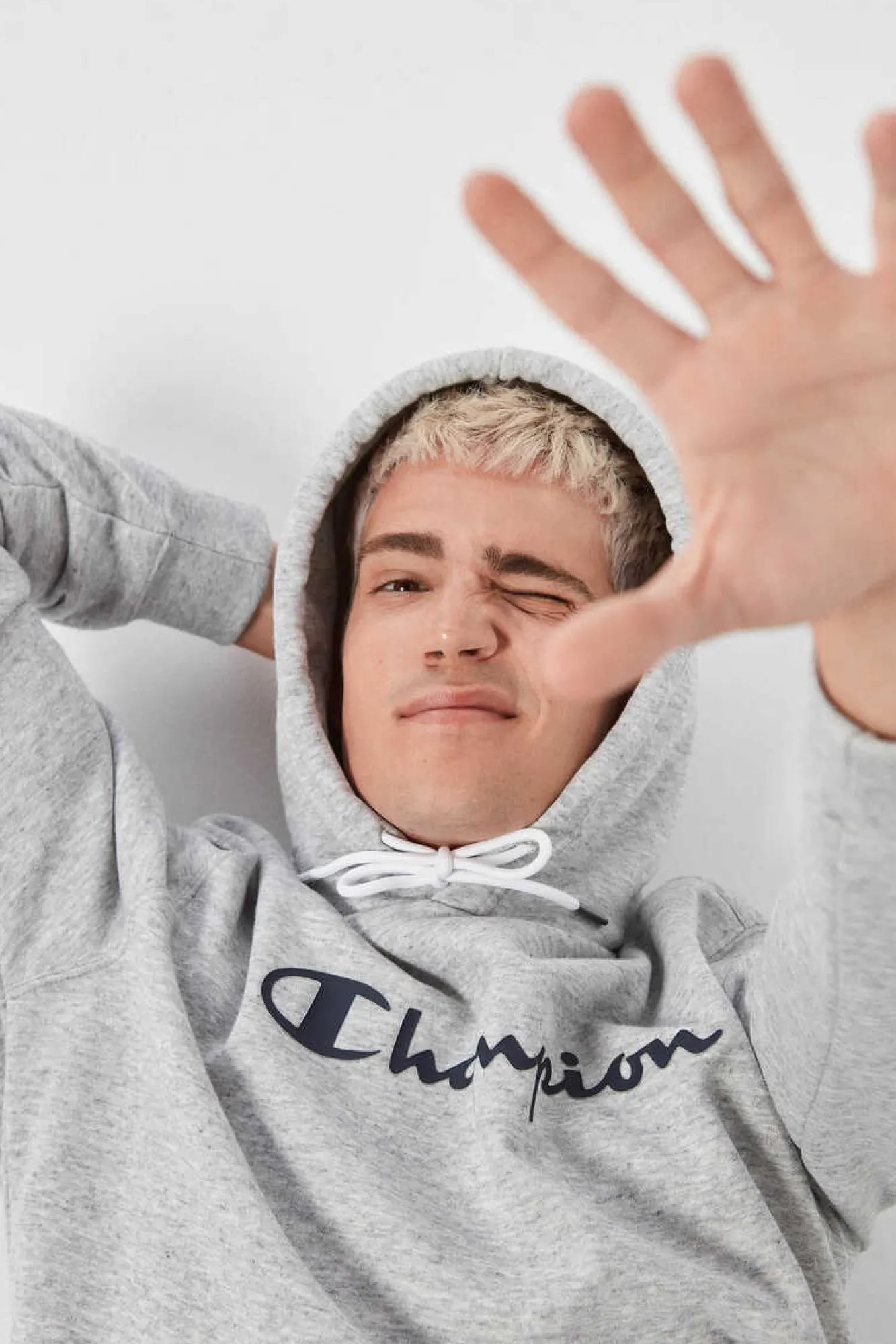 Champion Sweatshirt Homem - Legacy Collection Cinza Sale