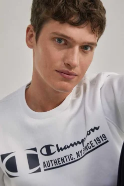 Champion Sweatshirt Homem - Legacy Collection Branco Clearance
