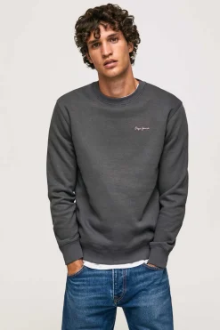 Pepe Jeans Sweatshirt Homem Gola Redonda Cinza Clearance