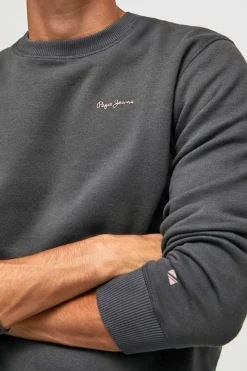 Pepe Jeans Sweatshirt Homem Gola Redonda Cinza Clearance