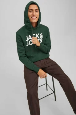 Jack & Jones Sweatshirt Logo Verde New