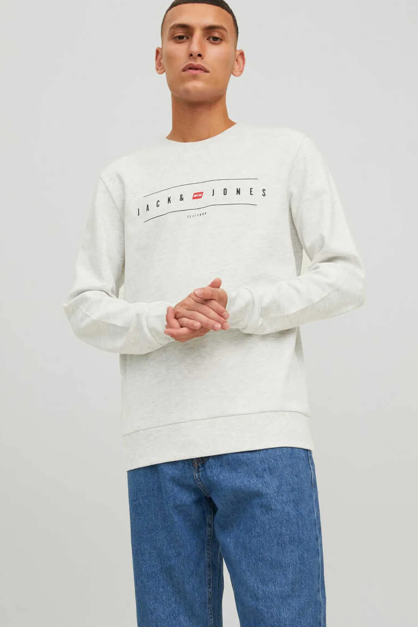 Jack & Jones Sweatshirt Logo Branco Best