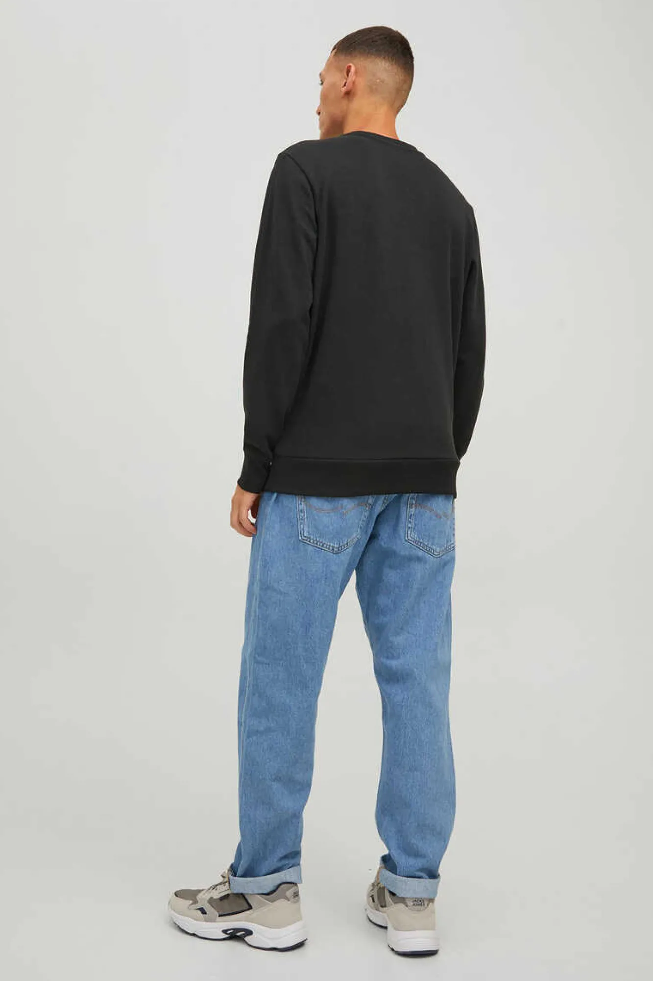 Jack & Jones Sweatshirt Logo Preto Discount