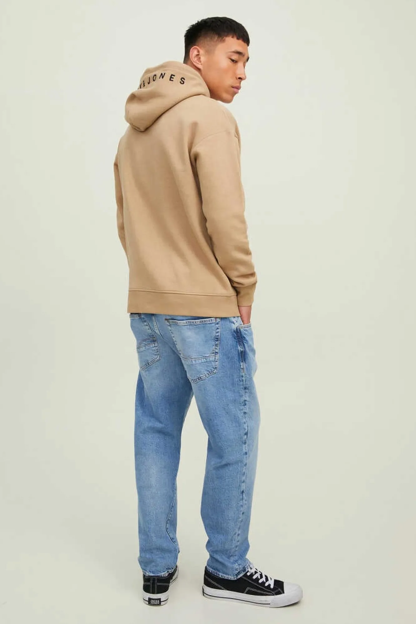 Jack & Jones Sweatshirt Logo Beige Outlet