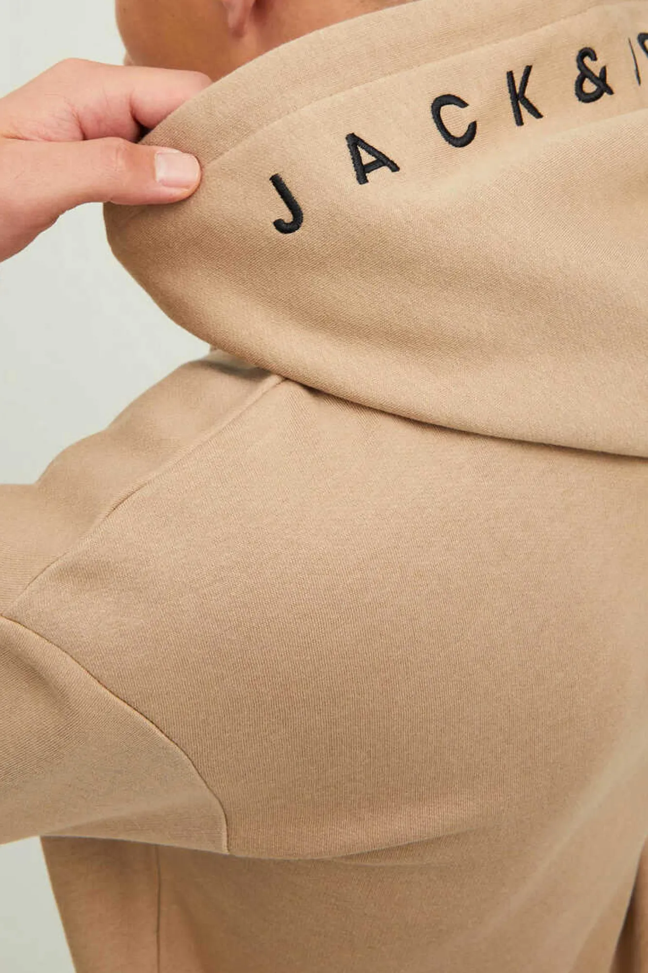 Jack & Jones Sweatshirt Logo Beige Outlet