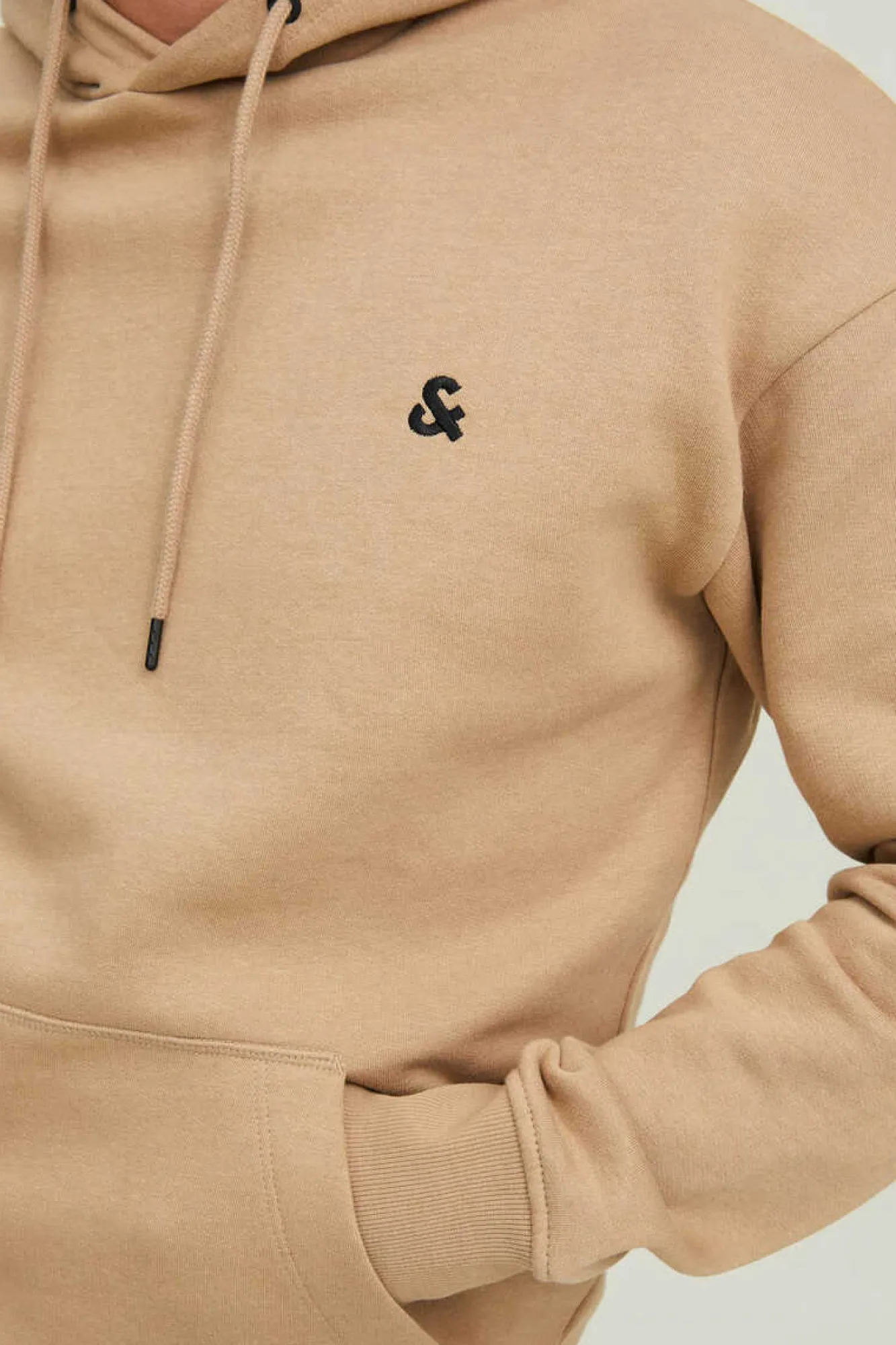 Jack & Jones Sweatshirt Logo Beige Outlet