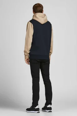 Jack & Jones Sweatshirt Logo Cor Block Beige