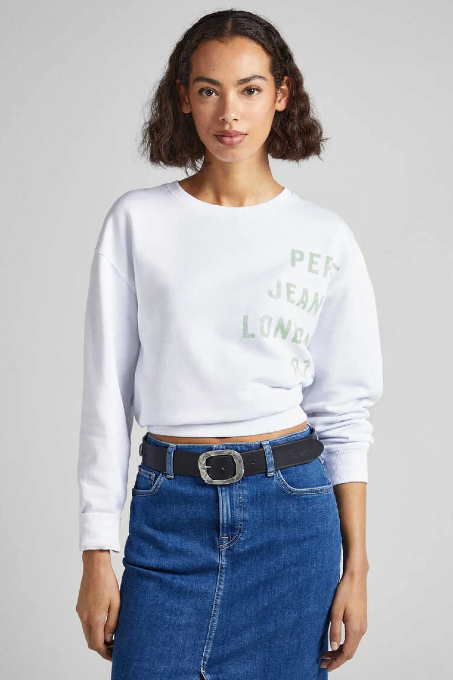 Pepe Jeans Sweatshirts-Sweatshirt Logo Estampado Algodao
