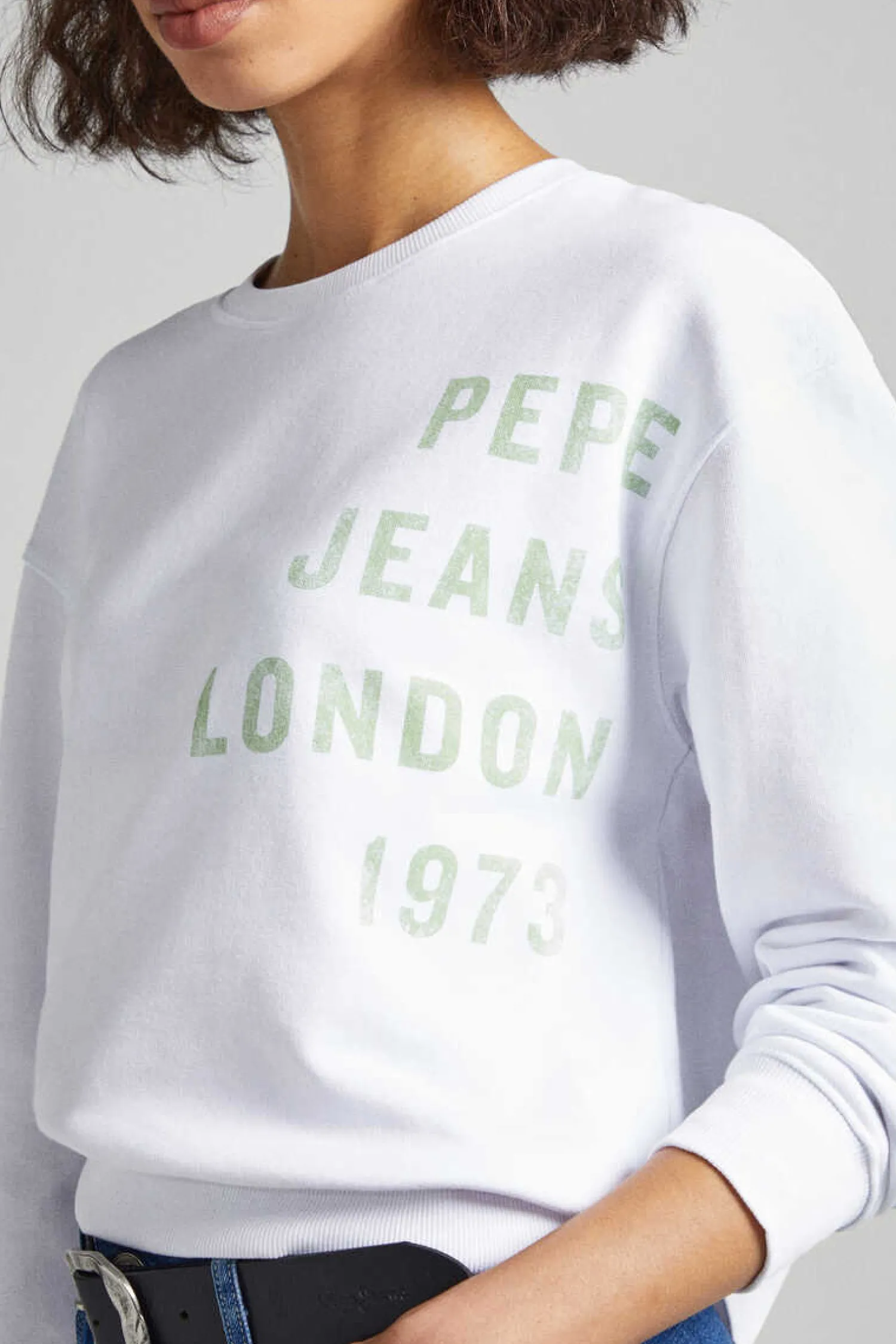 Pepe Jeans Sweatshirts-Sweatshirt Logo Estampado Algodao