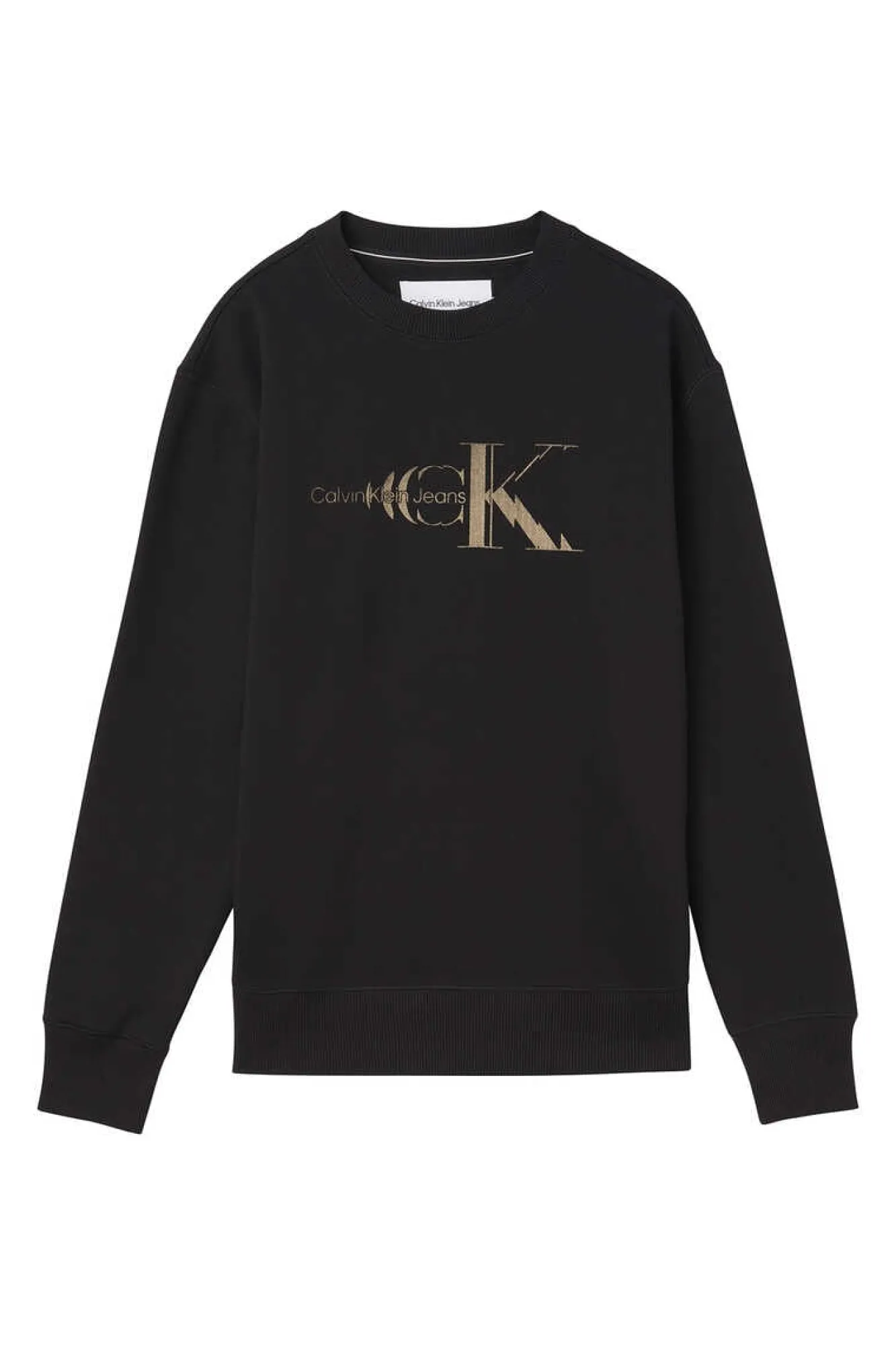 Calvin Klein Sweatshirt Ohne Kapuze Herren Preto Sale
