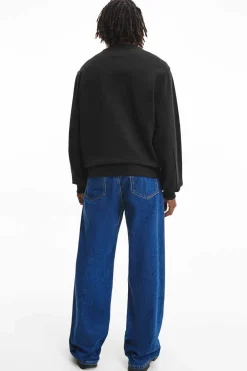 Calvin Klein Sweatshirt Sem Capuz Homem Preto Hot