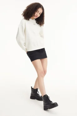 Calvin Klein Sweatshirts-Sweatshirt Sem Capuz Mulher