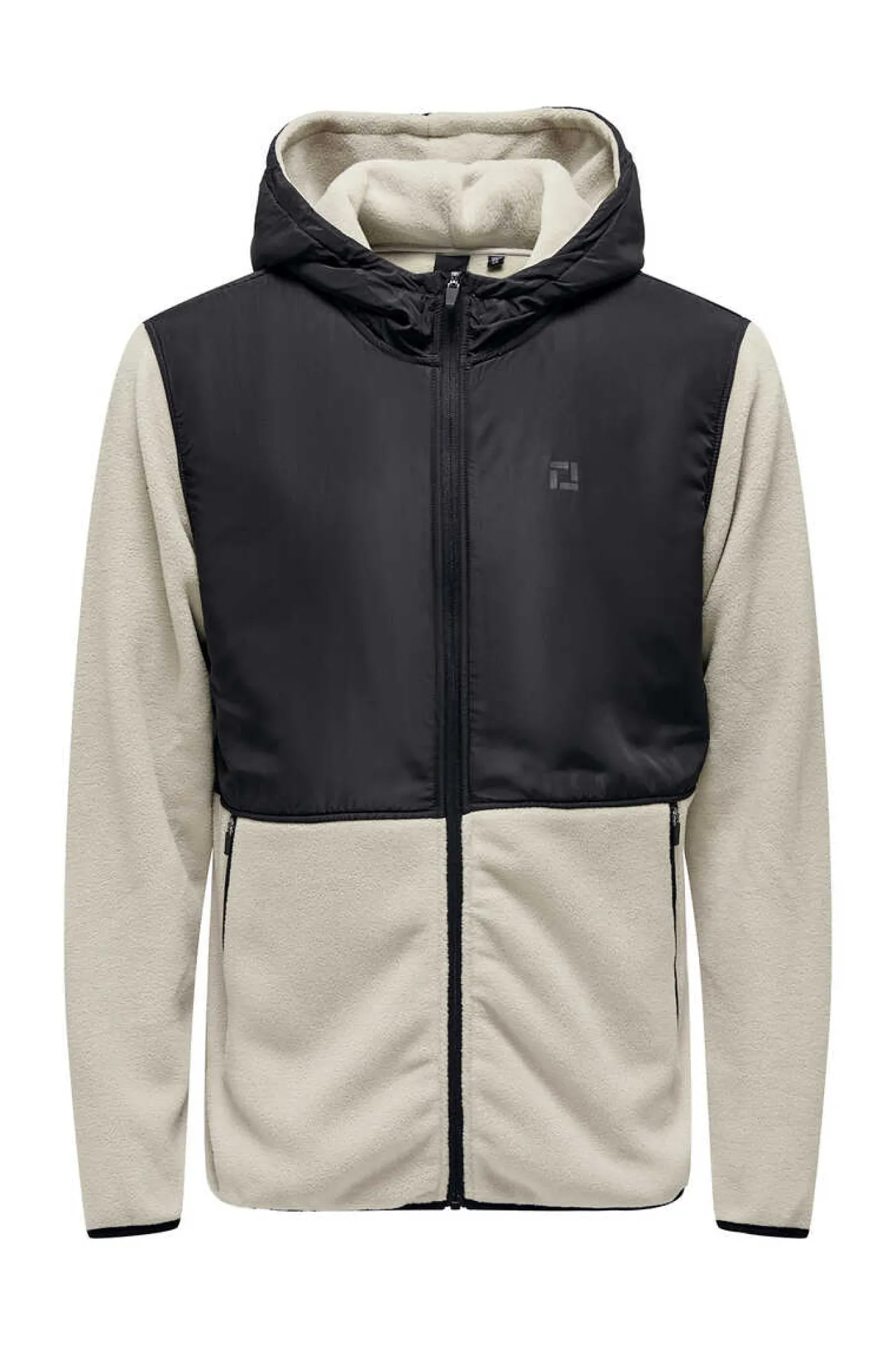 Only & Sons Sweatshirt Tecido Forro Polar Cinza New