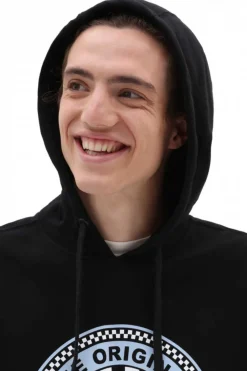 Vans Sweatshirt Xadrez Em Circulo Preto Hot