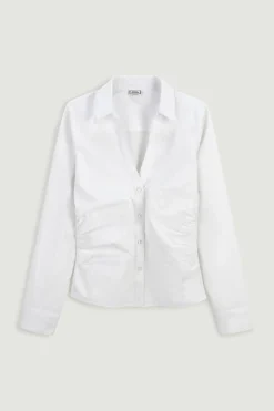 Pimkie Camisas E Blusas-Tailliertes Hemd Mit V-Ausschnitt