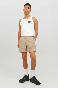Jack & Jones Tampo Do Tanque Com Logotipo Branco Sale