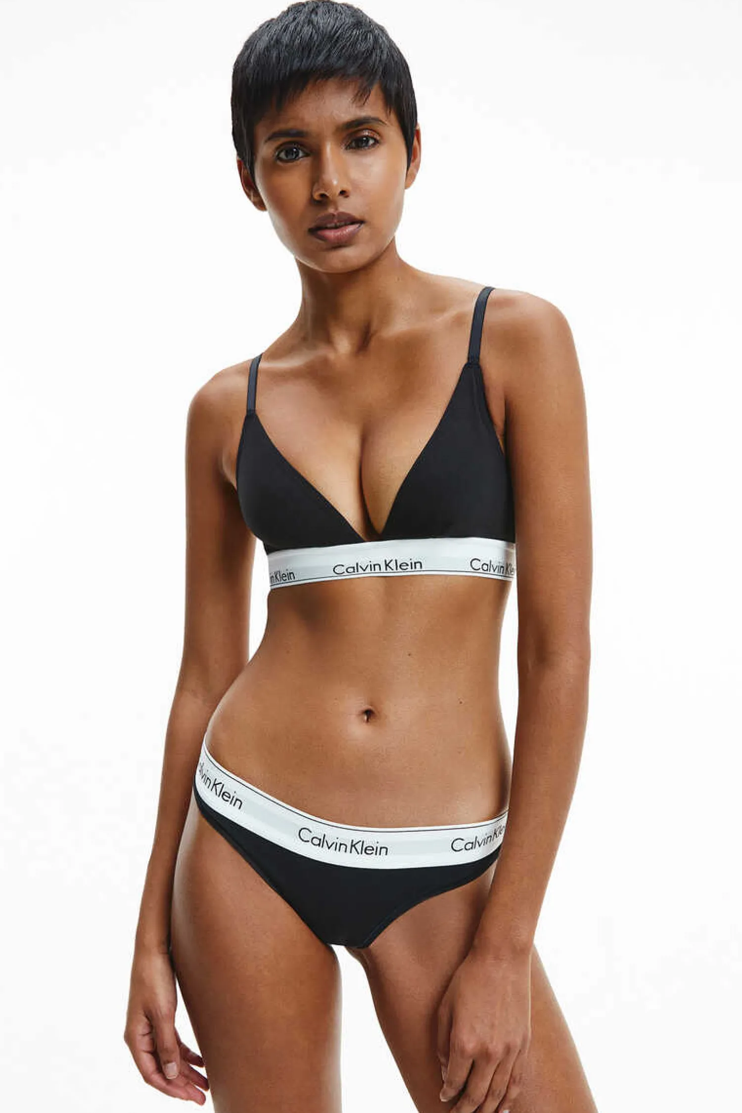 Calvin Klein Calcinhas-Tanga Cos Elastico Modern Cotton