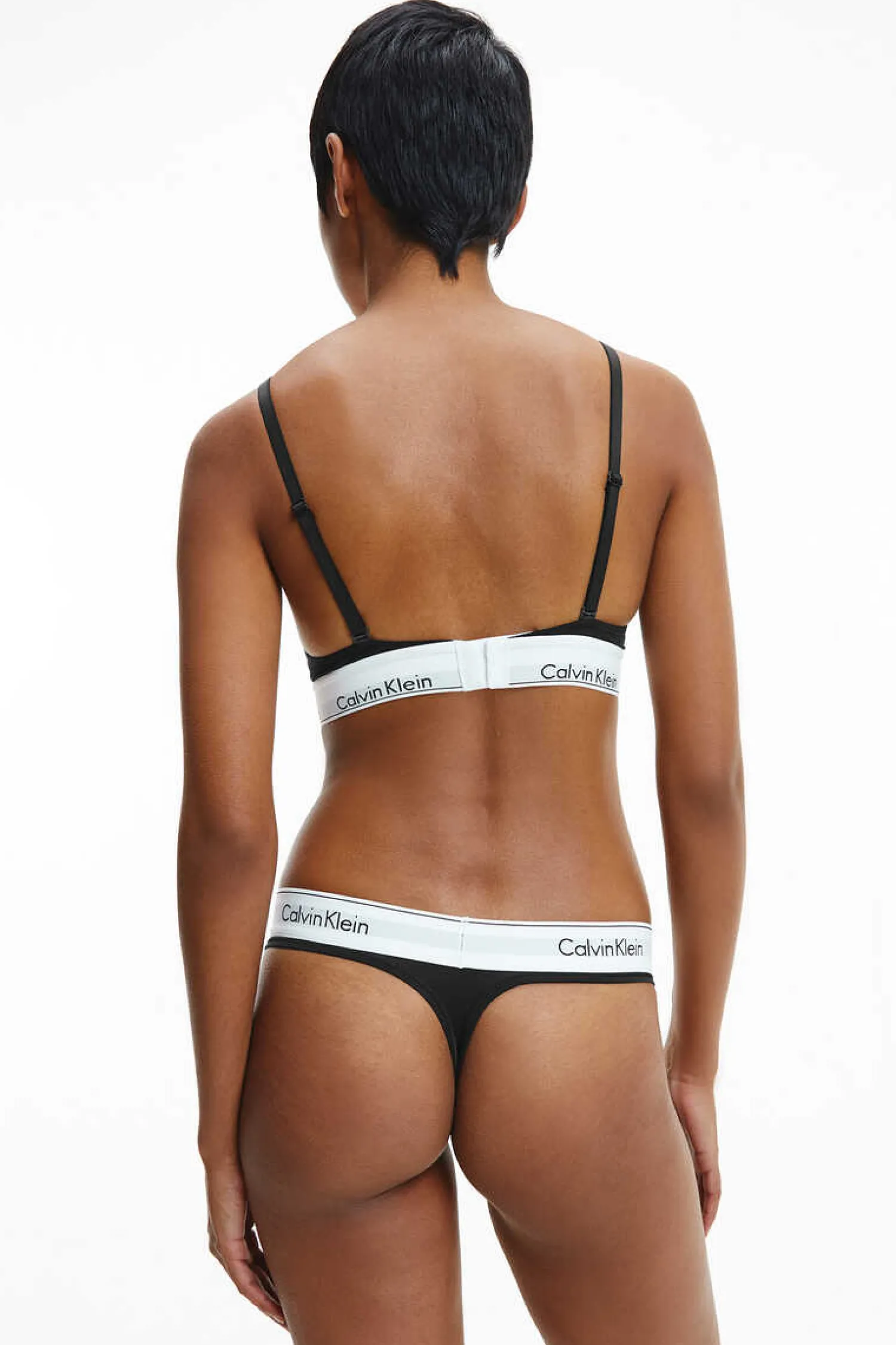 Calvin Klein Calcinhas-Tanga Cos Elastico Modern Cotton