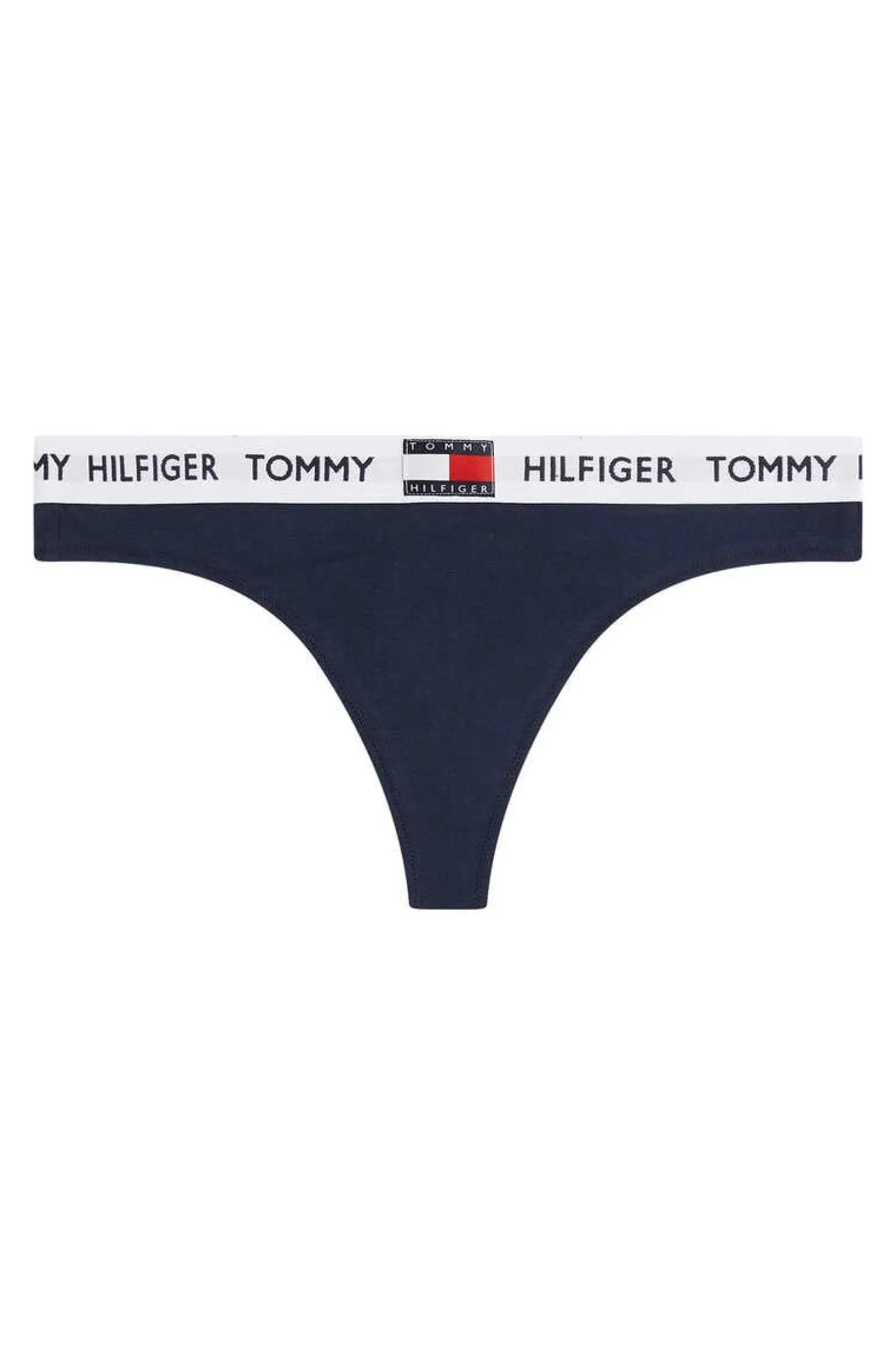 Tommy Jeans Calcinhas-Tanga De Algodao Com Logo