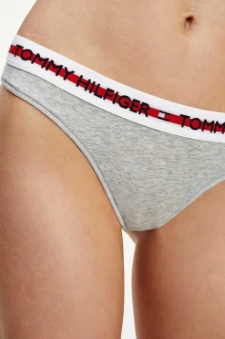 Tommy Jeans Calcinhas-Tanga De Algodao E Modal
