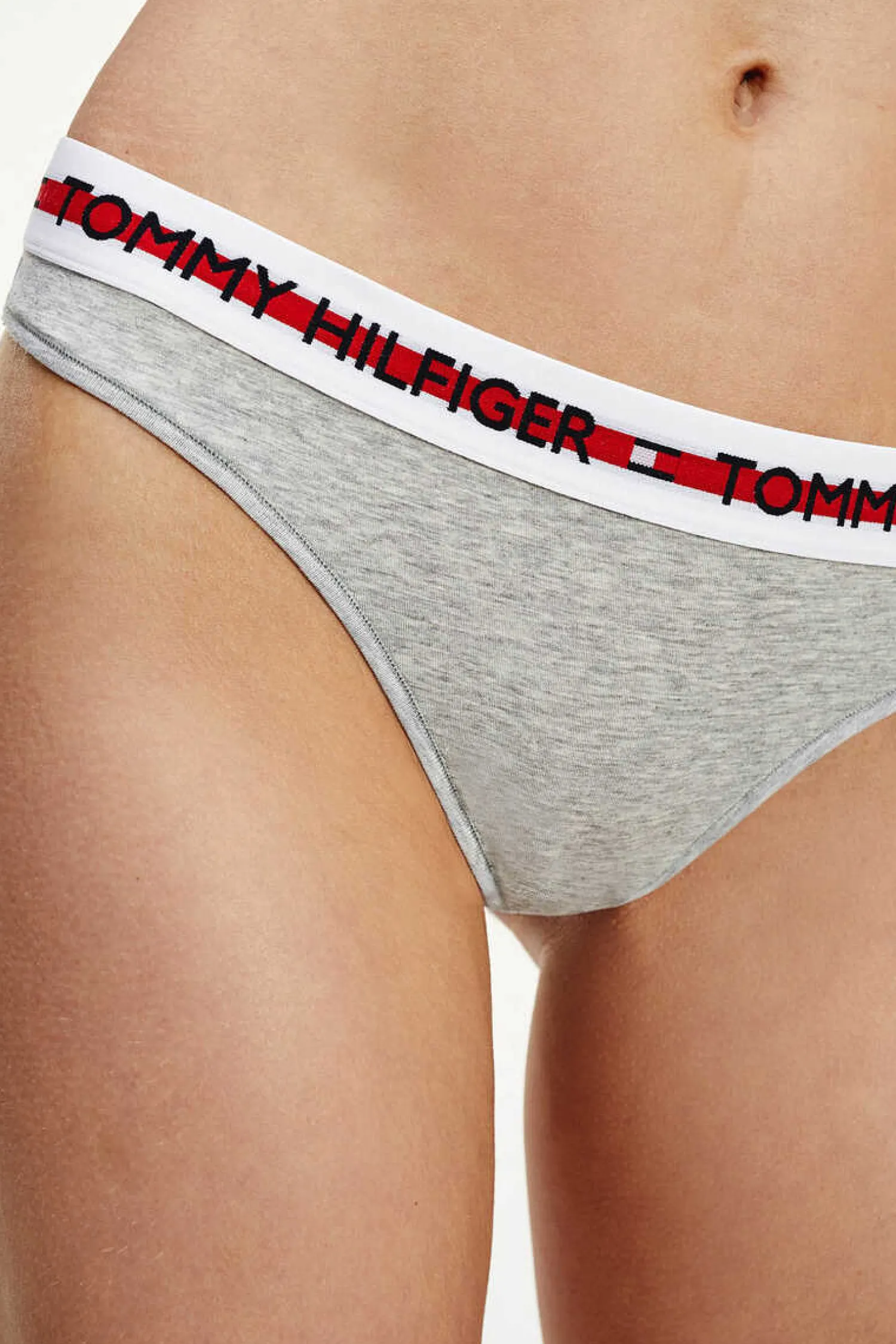 Tommy Jeans Calcinhas-Tanga De Algodao E Modal