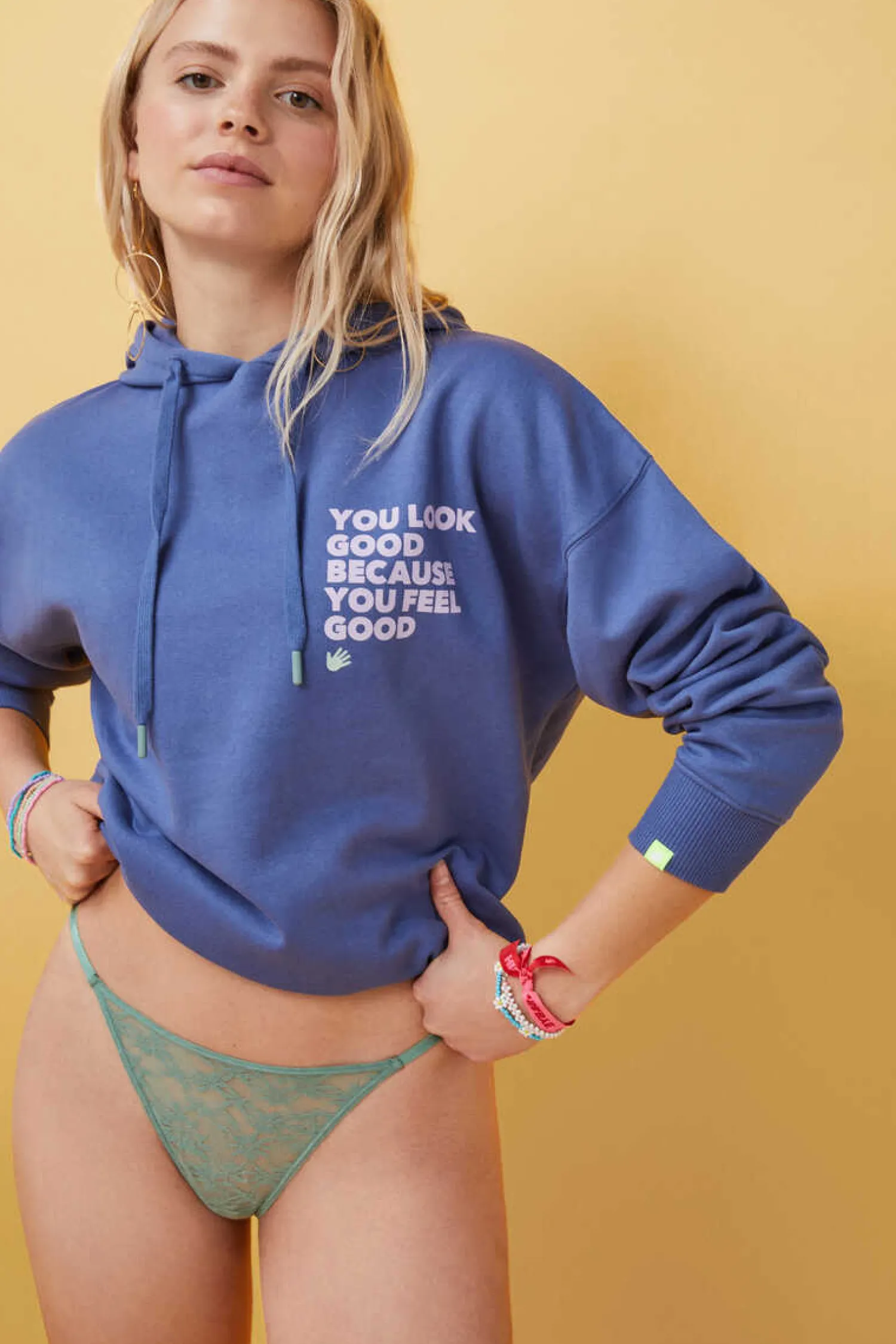 HI&BYE Roupa Interior-Tanga Renda