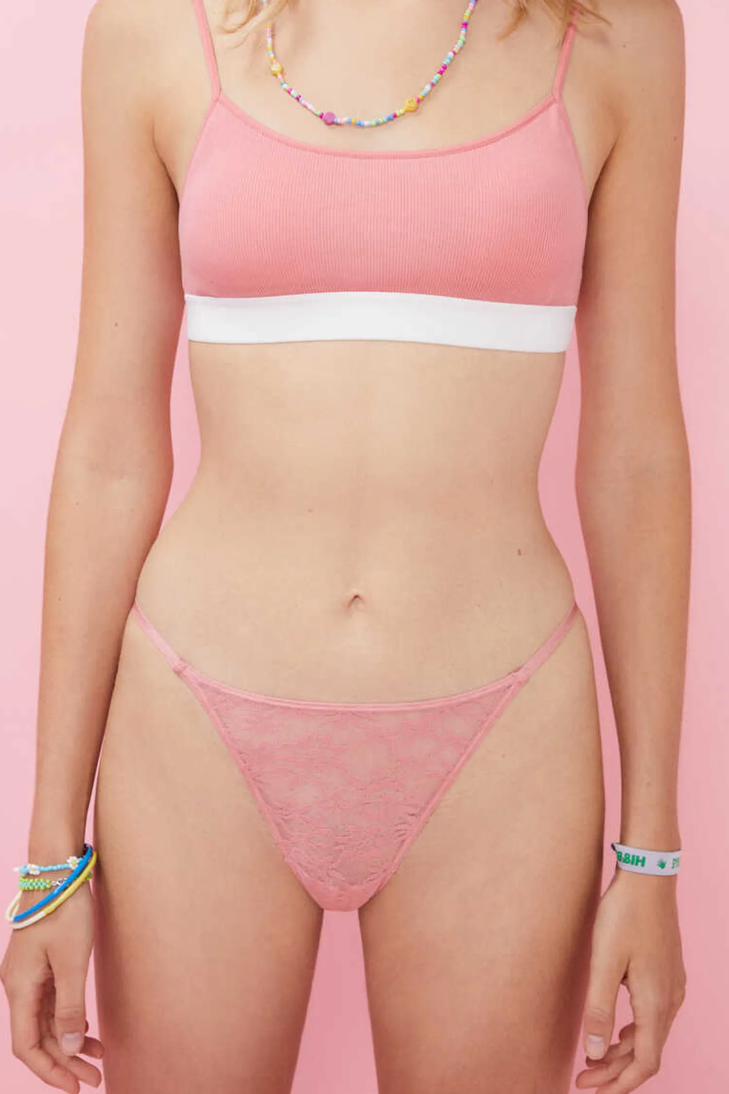 HI&BYE Roupa Interior-Tanga Renda