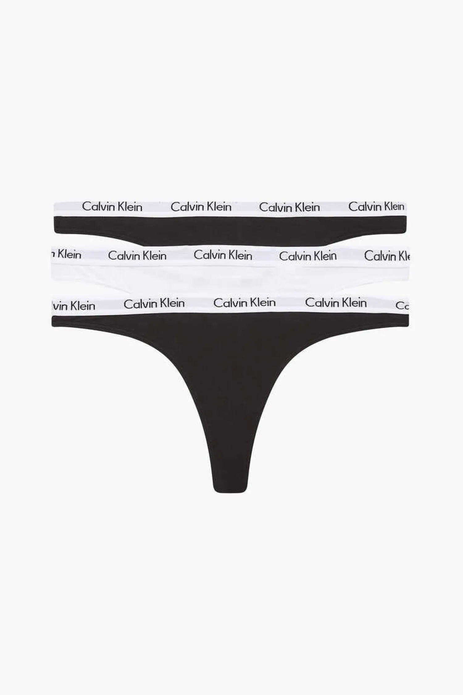 Calvin Klein Calcinhas-Tangas De Algodao Com Cos Da