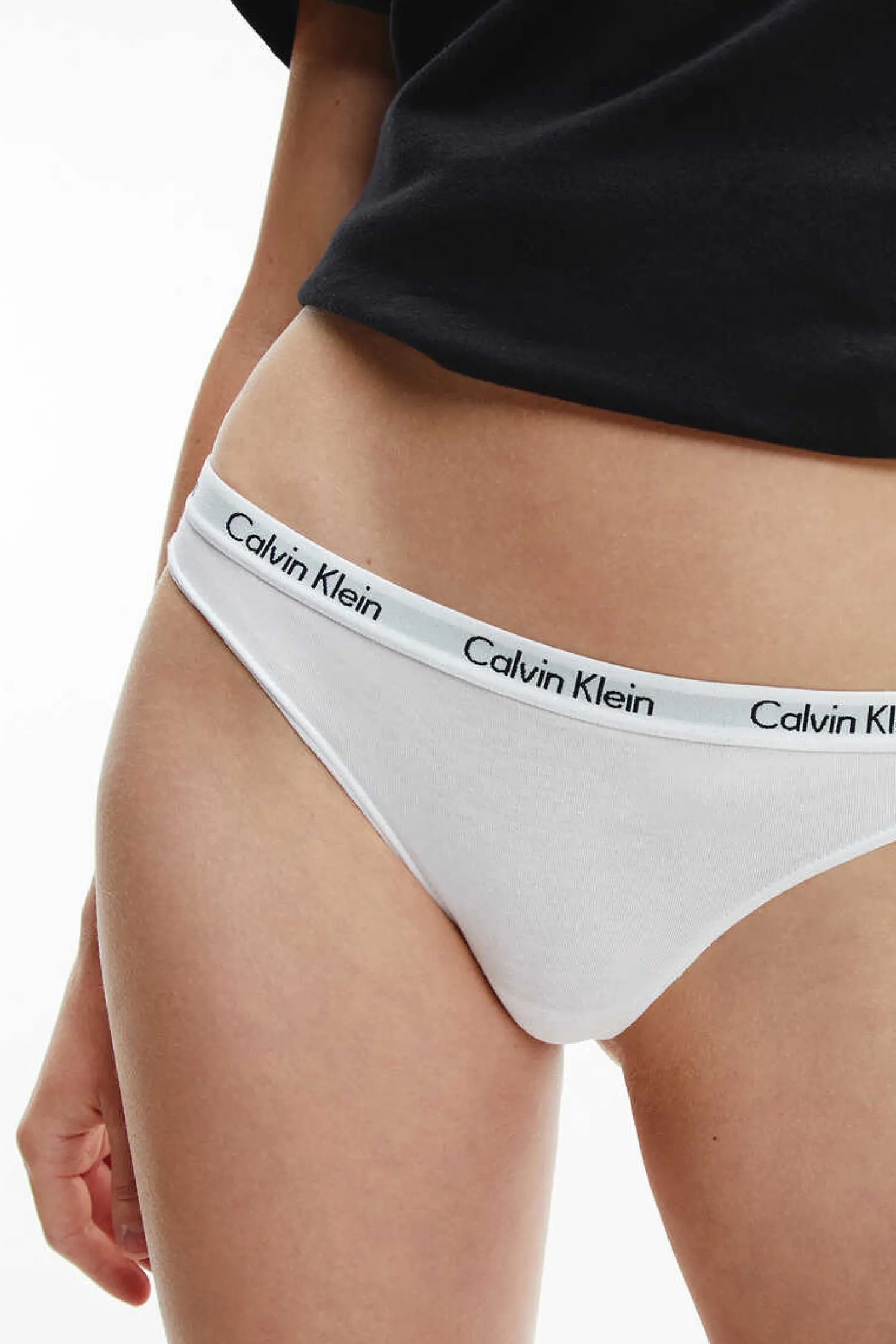 Calvin Klein Calcinhas-Tangas De Algodao Com Cos Da