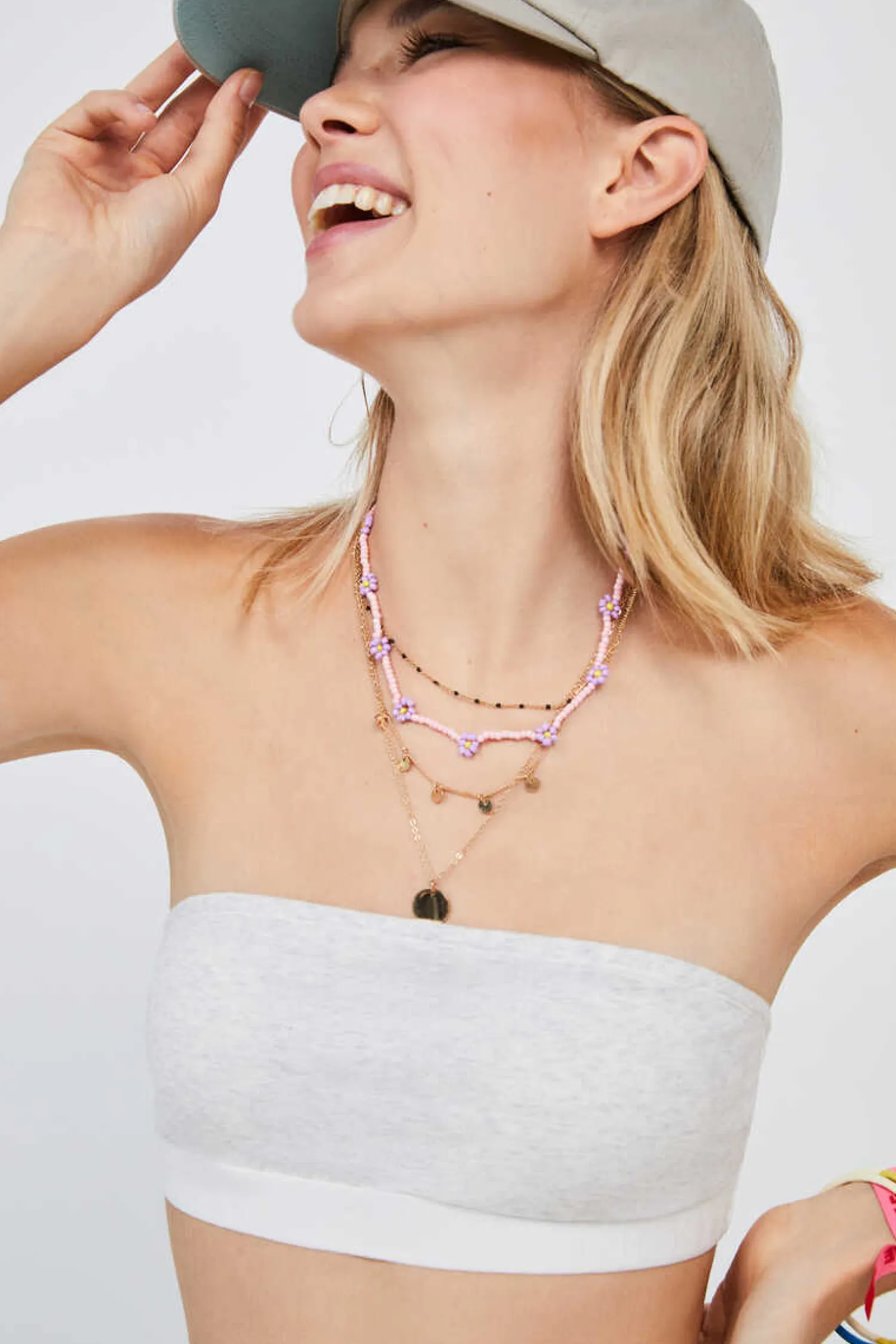 HI&BYE Roupa Interior-Top Bandeau Algodao