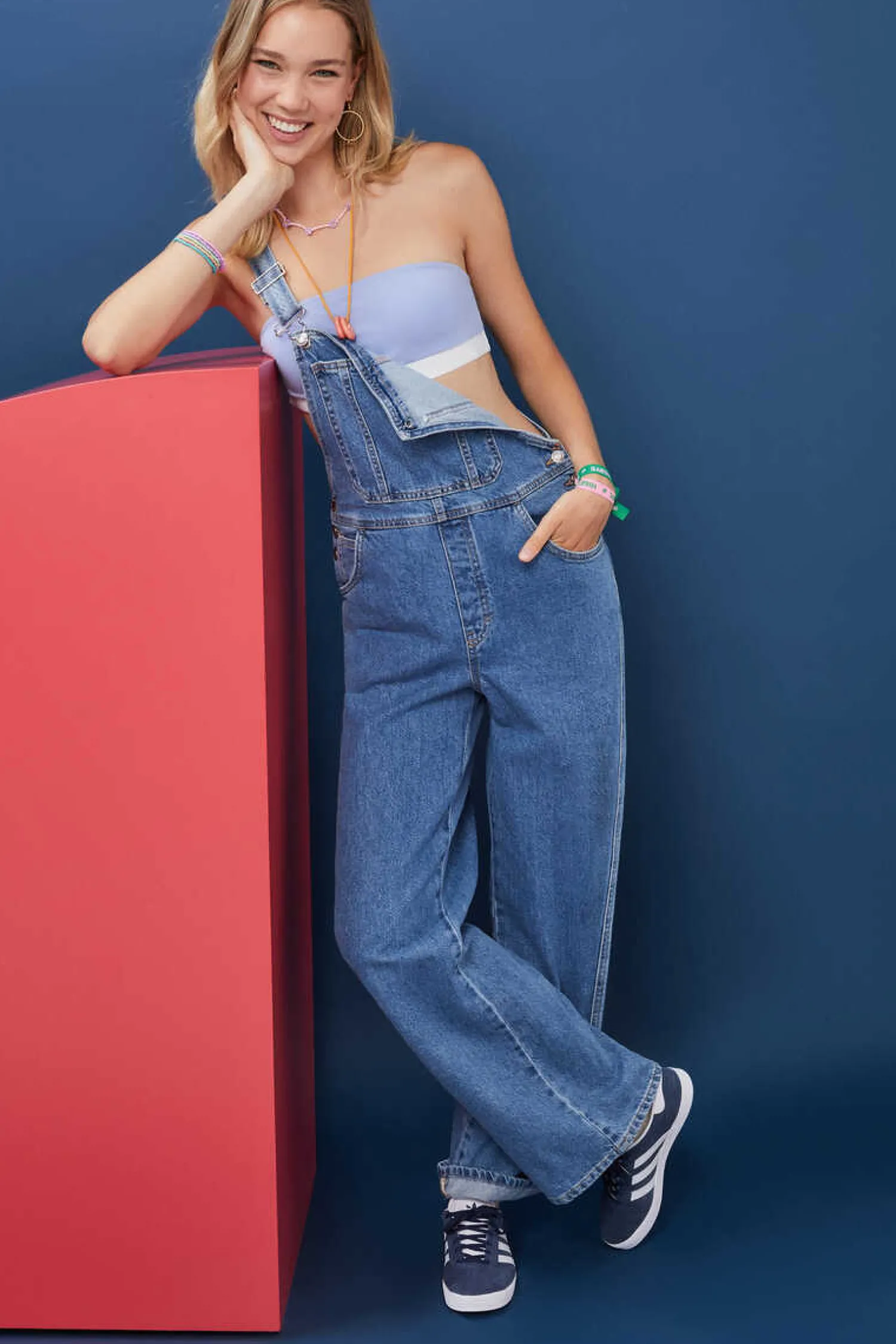 HI&BYE Roupa Interior-Top Bandeau Algodao Claro