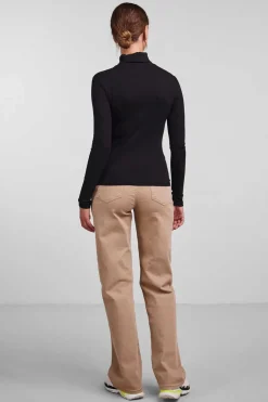 Pieces T-Shirts-Top Canelado