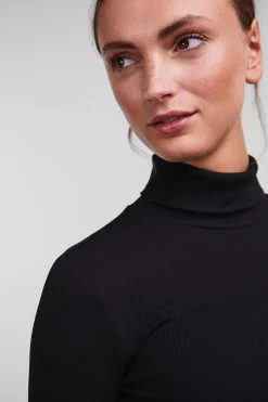 Pieces T-Shirts-Top Canelado