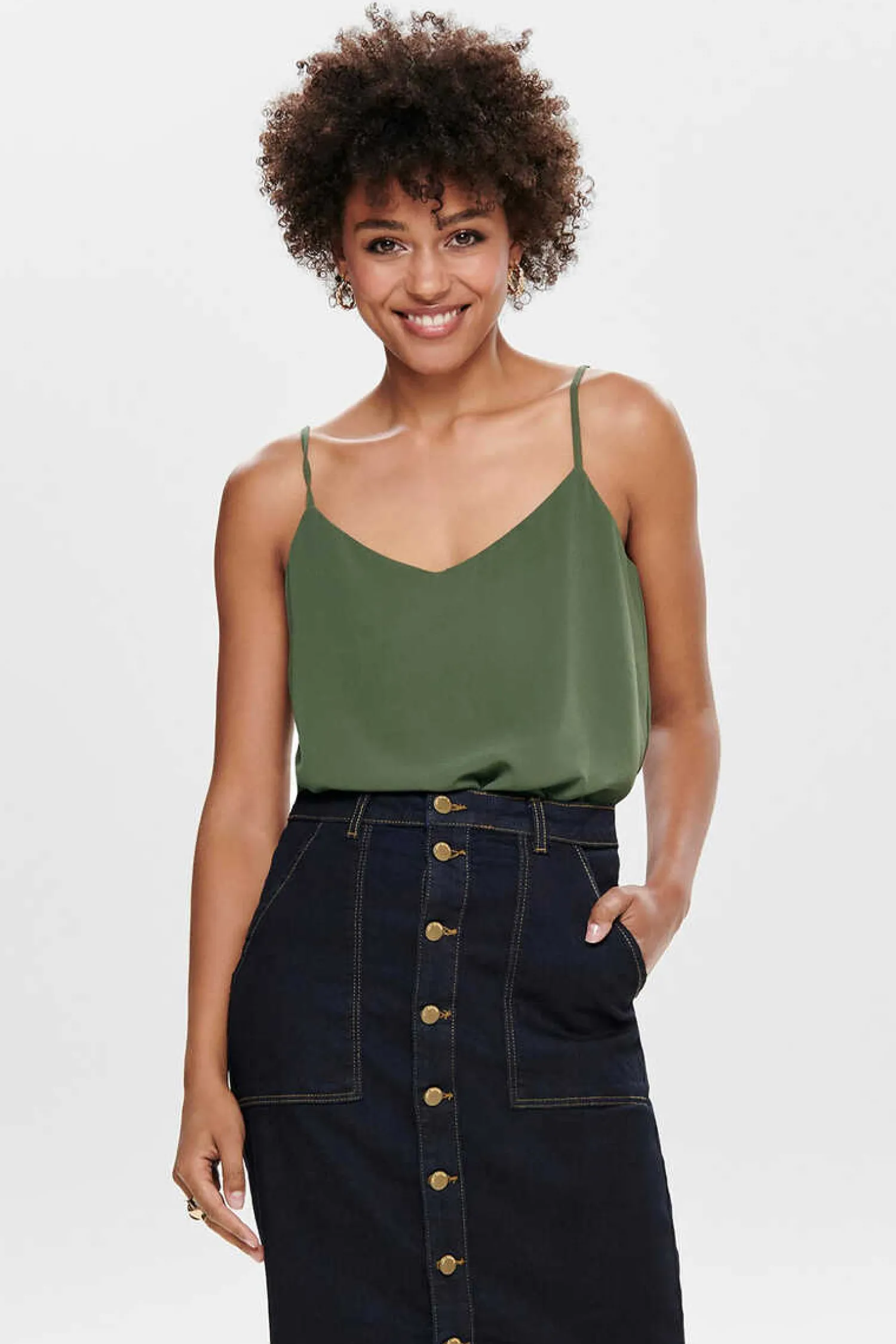 Only Camisas E Blusas-Top De Alcas