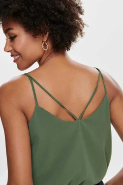 Only Camisas E Blusas-Top De Alcas