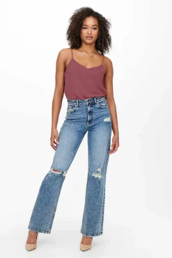 Only T-Shirts-Top De Alcas Duplas