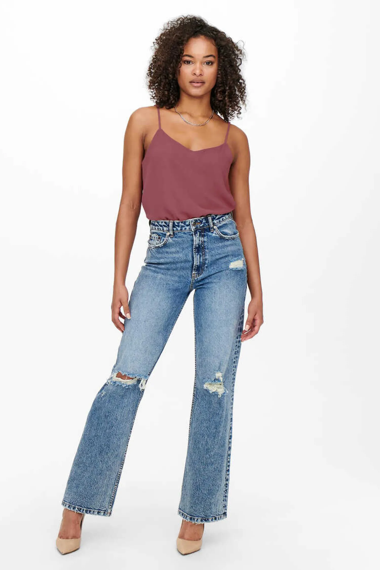 Only T-Shirts-Top De Alcas Duplas