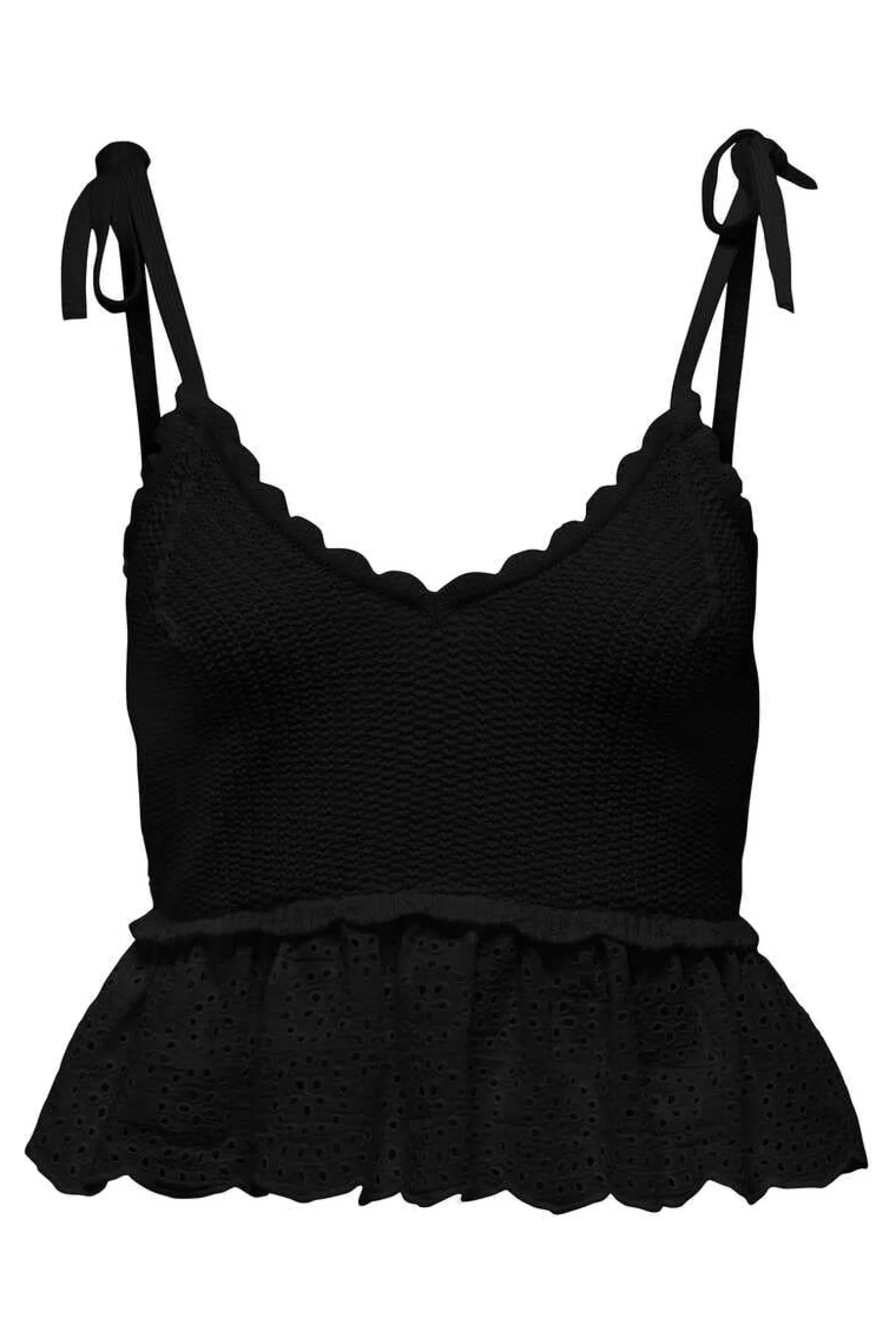 Only T-Shirts-Top De Malha Alcas